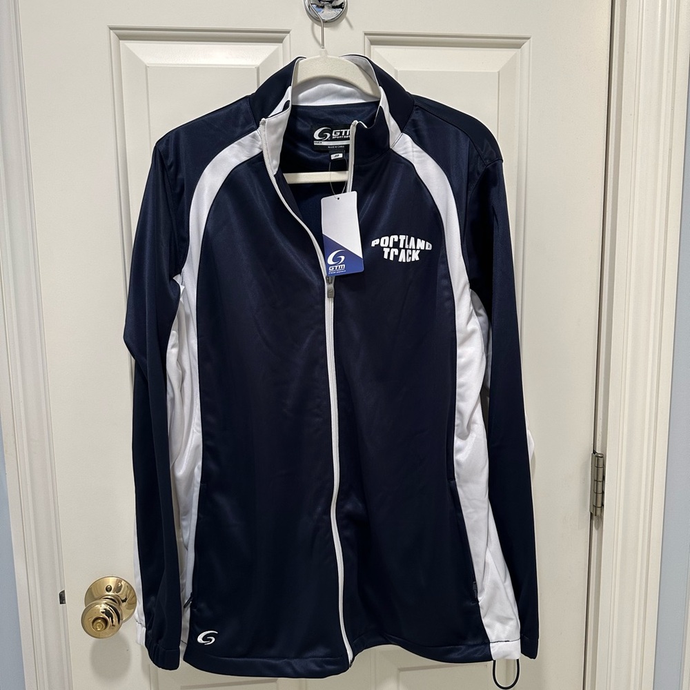 NWT. GTM Navy and White Performance Jacket